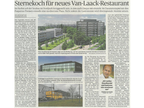 Rheinische Post: Sternekoch für neues Van Laack-Restaurant: Vorschau